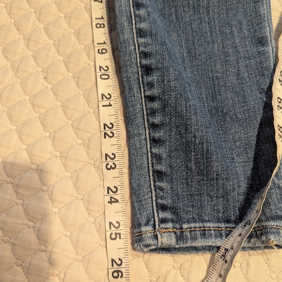 BUCKLE BLACK Distressed High Waisted Ankle Skinny Jeans Size 25 - Picture 5 of 8